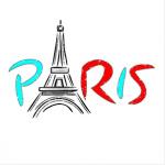 Наклейка PARIS