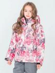 Куртка зимняя для девочки розовый G801-2 Disumer