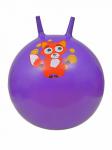 Мяч с рожками 45 см (100  кг) фиолетовый с Лисой