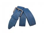 Кожаный голубой мужской джинсовый ремень B40-1083