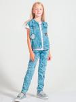 Брюки джинсовые для девочки  4186 LIGAS