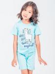Пижама для девочки голубой Лама RF163 Sladikmladik