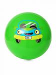 Мяч детский 20см зеленый с Машиной