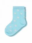 Носки для девочки месяцев голубой Сердце М.2573 Petit Minou