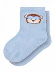Носки для мальчика месяцев голубой Медведь М.2555 Petit Minou