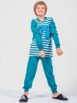 Пижама для мальчика футер зеленый Команда RF352-30 Geburt