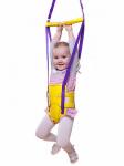 Прыгунки детские тренажер №1 2 в1 (прыгунки, тарзанка) на липучке