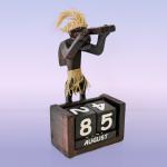 Вечный календарь LEG0584 Асмат с биноклем 25см12см