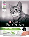 Корм PRO PLAN Sterilised OPTI RENAL (комплекс для поддержания здоровья почек) для стерилизованных кошек, с лососем, 400 г