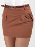 2049-1 юбка коричневая