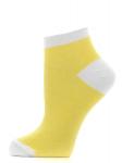 C17 носки женские, бело/желтые (10шт)