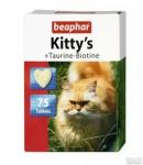 Беафар Витаминиз. лакомство «Kitty`s+Taurine+Biotin» с таурином и биотином д/кошек, 75шт (12509)