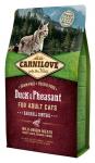 Carnilove 2кг Duck & Pheasant for Adult Cats – Hairball Control  д/взросл.кошек, утка и фазан 512348