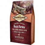 Carnilove 400г Duck & Turkey for Large Breed Cats д/кошек крупных пород, утка и индейка 512775