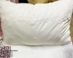 Шелковая подушка с кружевом и вышивкой Бабочки Zoya