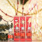 LADECOR Аромадиффузор с палочками и декором Merry Christmas, 10мл, 4 аромата