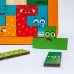 Логическая игра WOODLANDTOYS 65110 Тетрис большой Смайлики