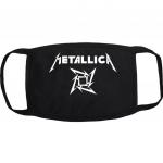 Маска на лицо от вирусов "Metallica" (многоразовая)