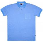 Рубашка-поло с карманом , голубой, art. FZ045-02