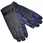 Перчатки мужские, комбинированные (d-blue)