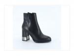 Z20230-01-1 черный (Иск.кожа/Байка) Ботинки женские