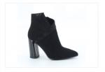 Z20105-01-1A черный (Текстиль/Байка) Ботинки женские