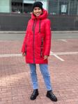Женская зимняя куртка 21-88 (022) красная
