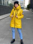 Женская зимняя куртка 21-92 (028) желтая
