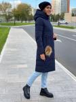 Женская куртка 968 (70#) темно-синяя