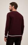 Пуловер P021-15-2103 bordo melange