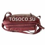 A040-1 red сумка-рюкзак Fulin экокожа 30х30x14