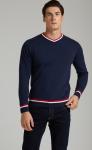 Пуловер F021-15-0046 blue melange