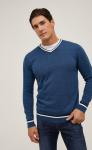 Пуловер F021-15-0046 jeans melange