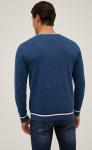 Пуловер F021-15-0046 jeans melange