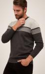 Пуловер F021-15-1723 d.grey