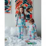 Пижама детская, принт "Цветные кактусы"