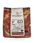 Молочный шоколад Callebaut №823 в форме дисков, пакет 400 гр