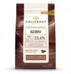 Темный шоколад Callebaut №811 (54,5% какао) в форме дисков, пакет 2,5 кг