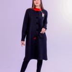 Стильно демисезонное женское пальто из Итальянской шерсти