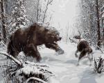Противостояние медведя и лайки