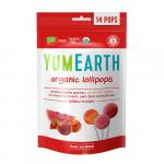 Карамель YumEarth® Organic Fruit Popps на палочке со вкусами Клубника, Арбуз, Персик, Гранат