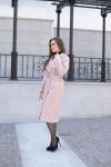 Пальто женское демисезонное 22580 (розовый)
