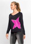Пуловер с звёздным принтом