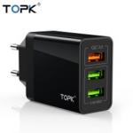 Зарядное устройство TOPK 30 Вт для быстрой зарядки.