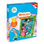 Фреска.  Картина из песка.  СОЮЗМУЛЬТФИЛЬМ "Ну, погоди!"