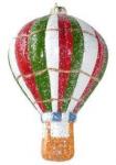 Елочное украшение Воздушный шар  12,5 см, пластик