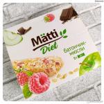 Mätti Diet Батончик-мюсли с малиной ш/б mini