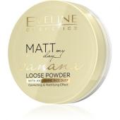 EVELINE.ТРАНСПАРЕНТНАЯ МАТИРУЮЩАЯ ПУДРА-BANANA серии MATT MY DAY LOOSE POWDER, 6 гр