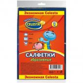 Салфетки абразивные, 3 шт Экономная CELESTA