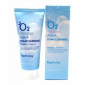 Farm Stay O2 Premium Aqua Foam Cleansing Кислородная пенка для умывания 100 ml